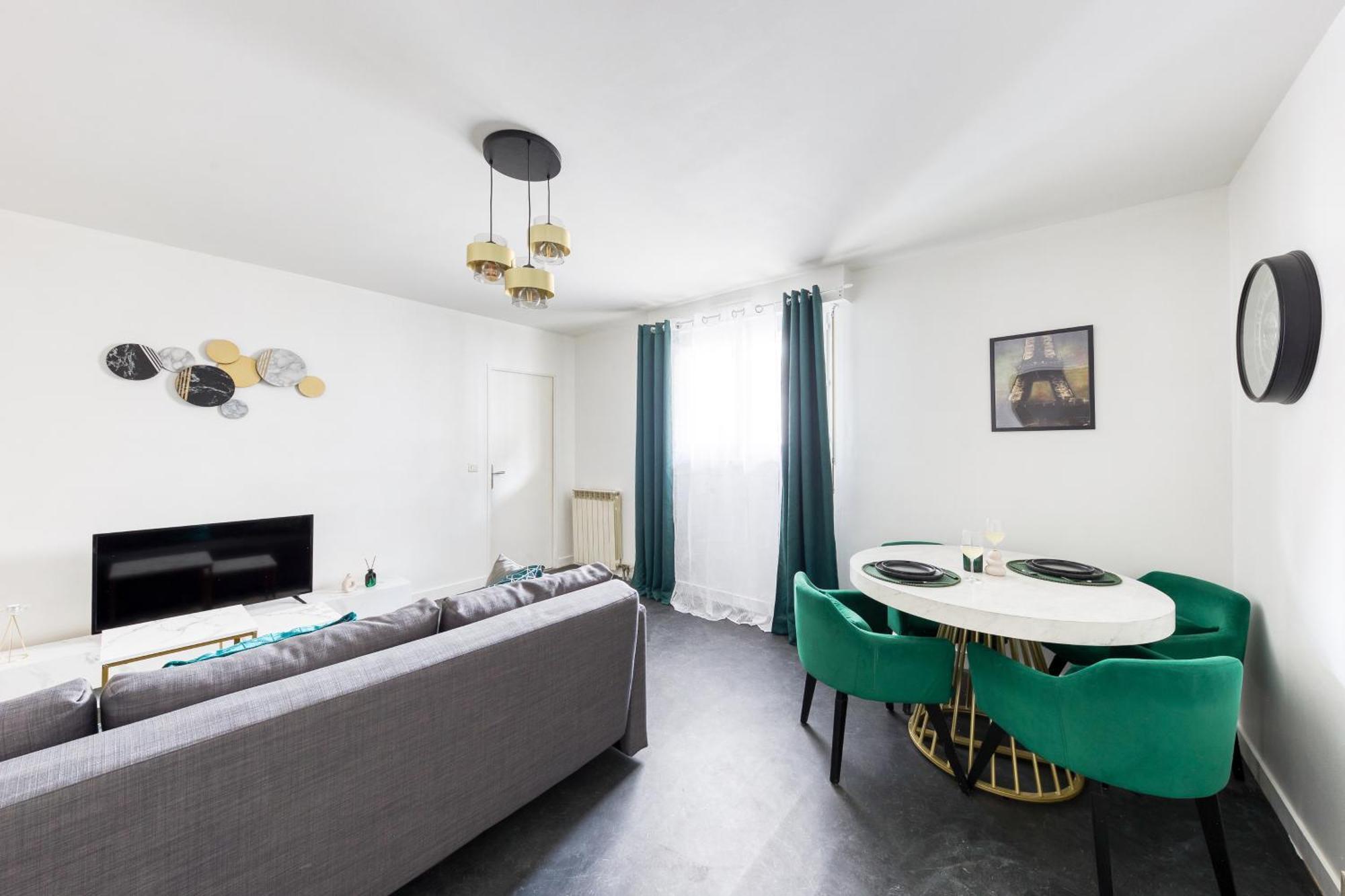 Appartement Paisible Proche Paris - Metro 11 Romainville